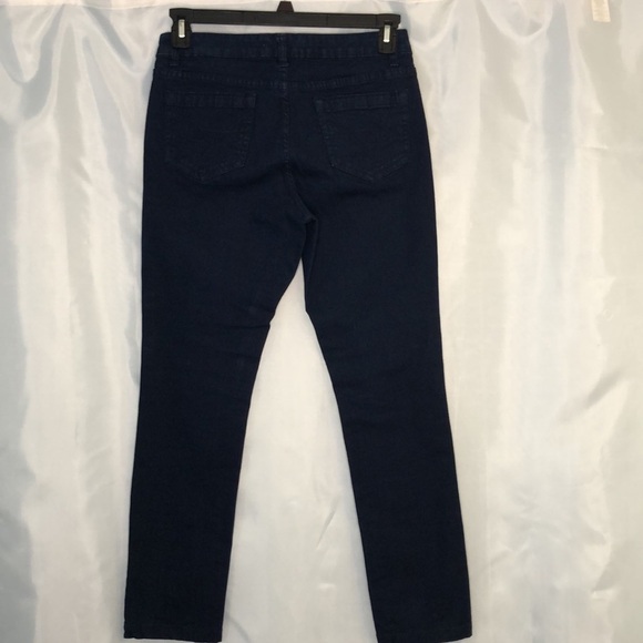Kenneth Cole Reaction Women's Blue Straight Leg Dark Wash Stretch Jeans Size 6 - Picture 6 of 12